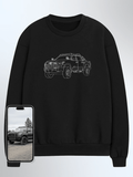 Automobile Custom Embroidered Photo Sweatshirt