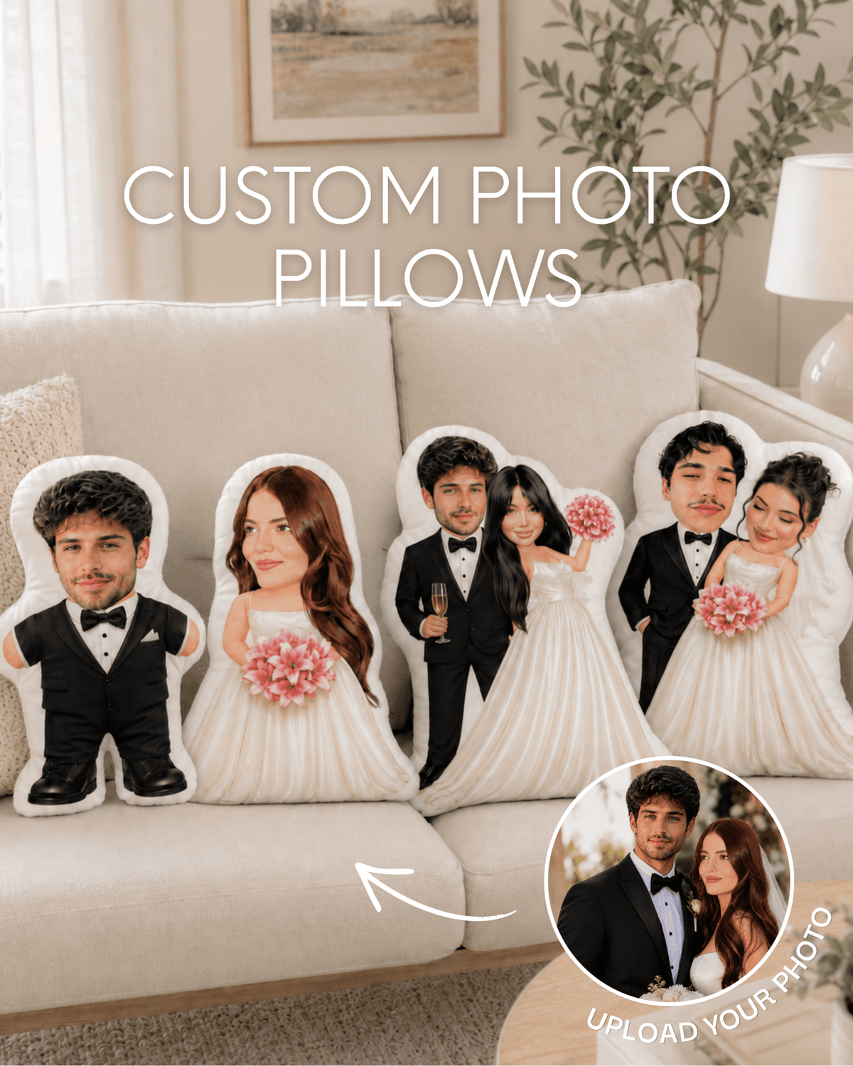 Groom & Bride Pillow
