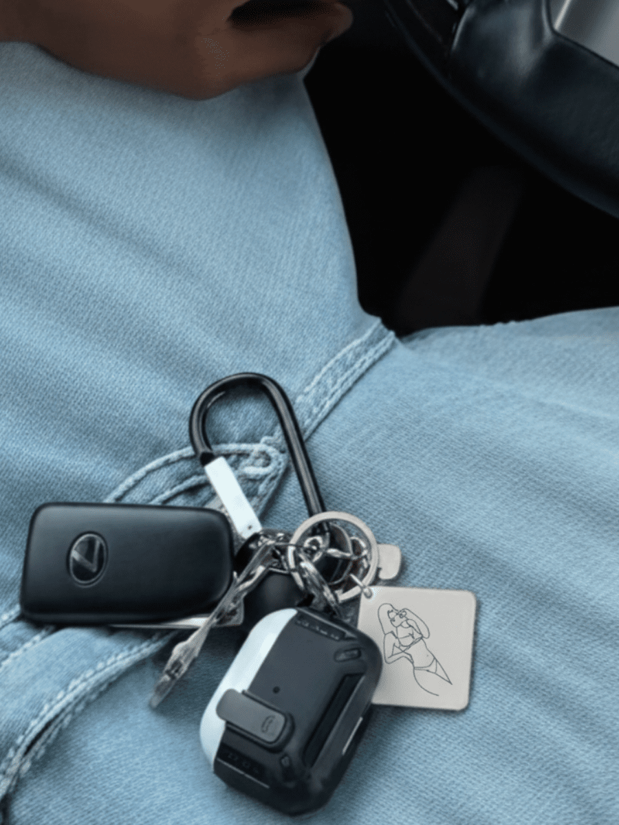 Spicy Custom Engraved Photo Keychain
