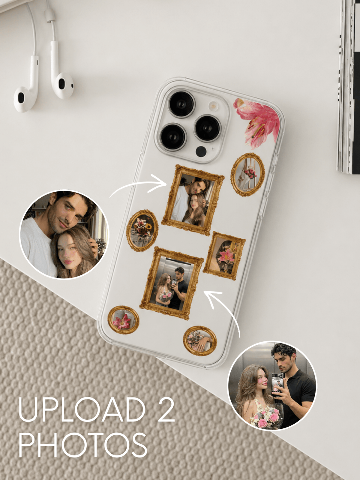 Personalized Couple Museum Phone Case