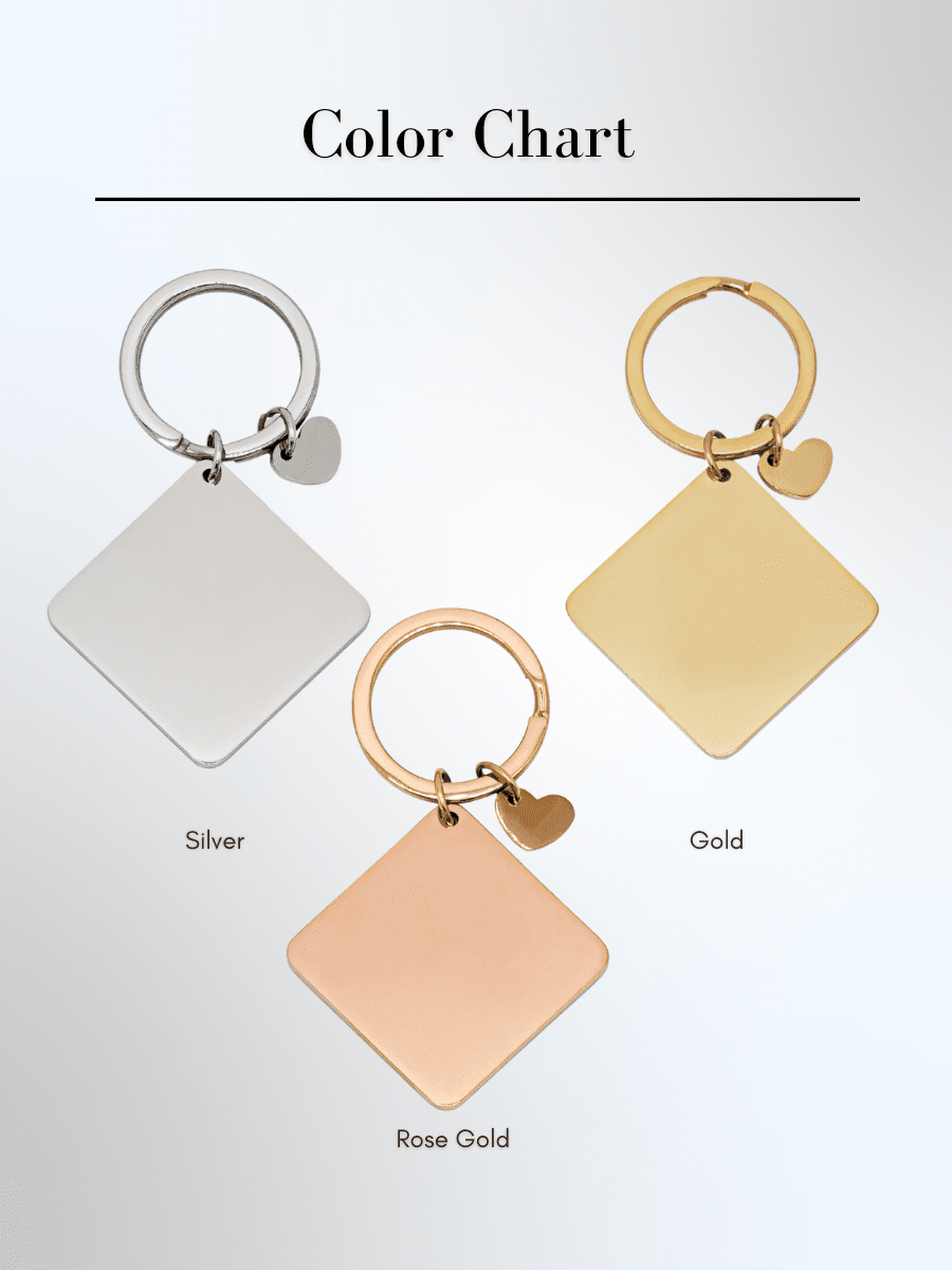 Soulmate Custom Engraved Photo Keychain